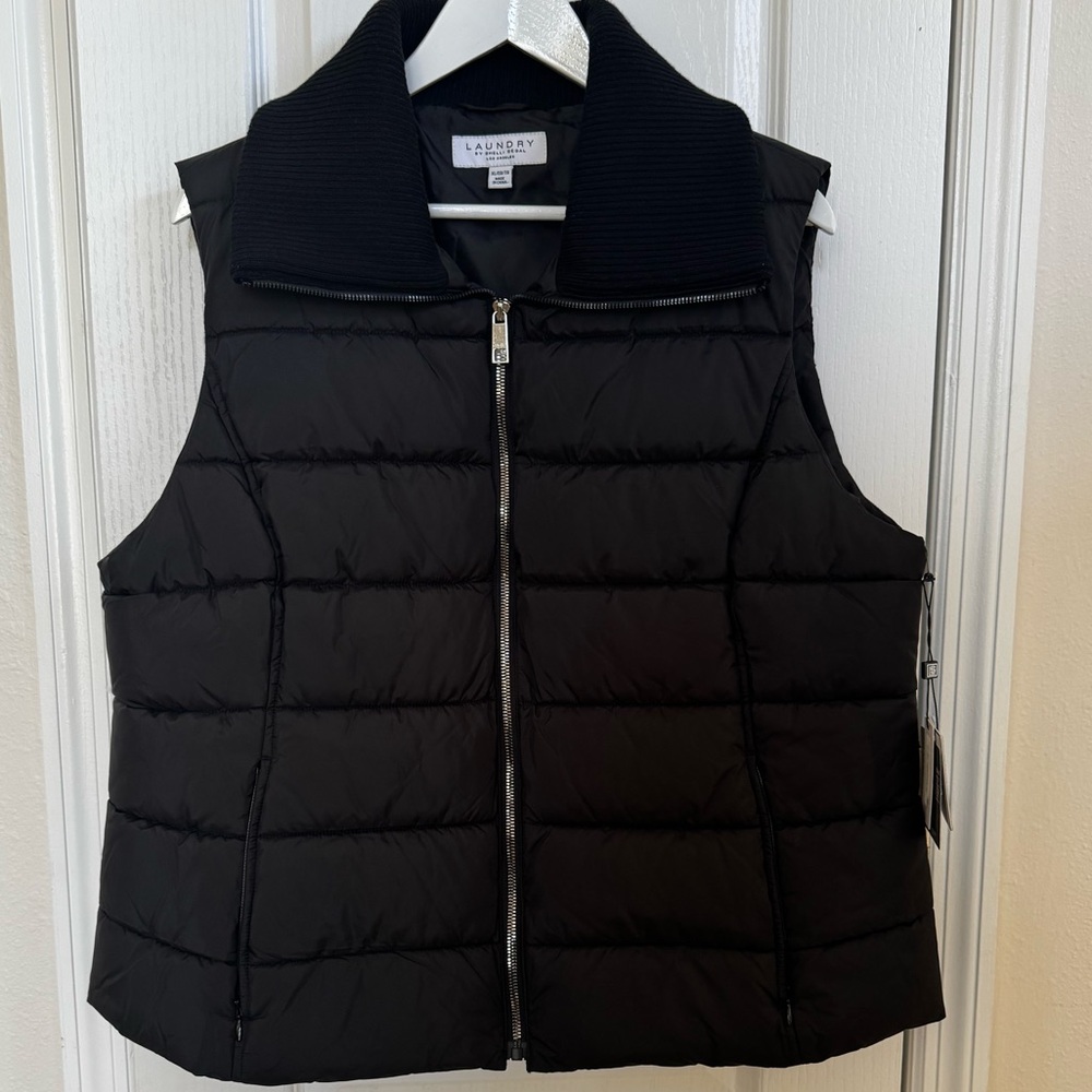 Laundry By Shelli Segal Women’s Puffer Vest Size XL